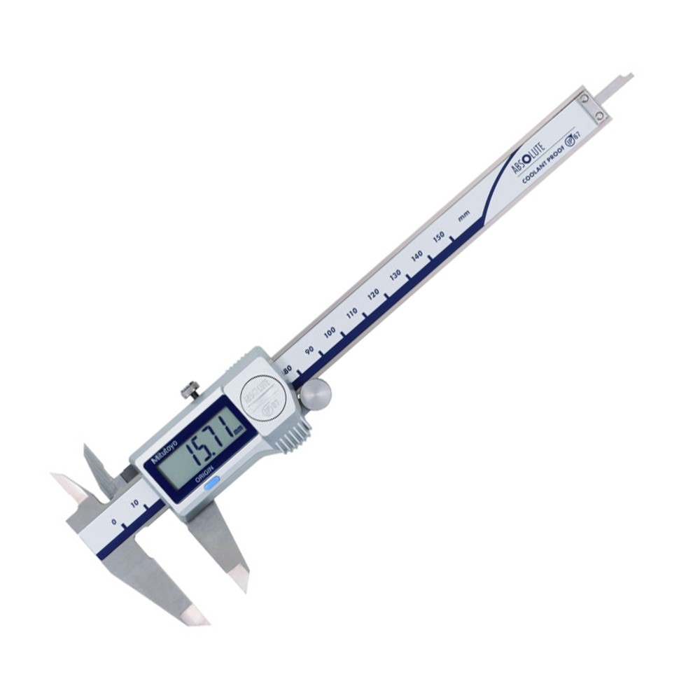 เวอร์เนียดิจิตอล MITUTOYO 500-712-20 กันน้ำและฝุ่น ขนาด 150 mm. ระยะวัด 0 - 150 mm.