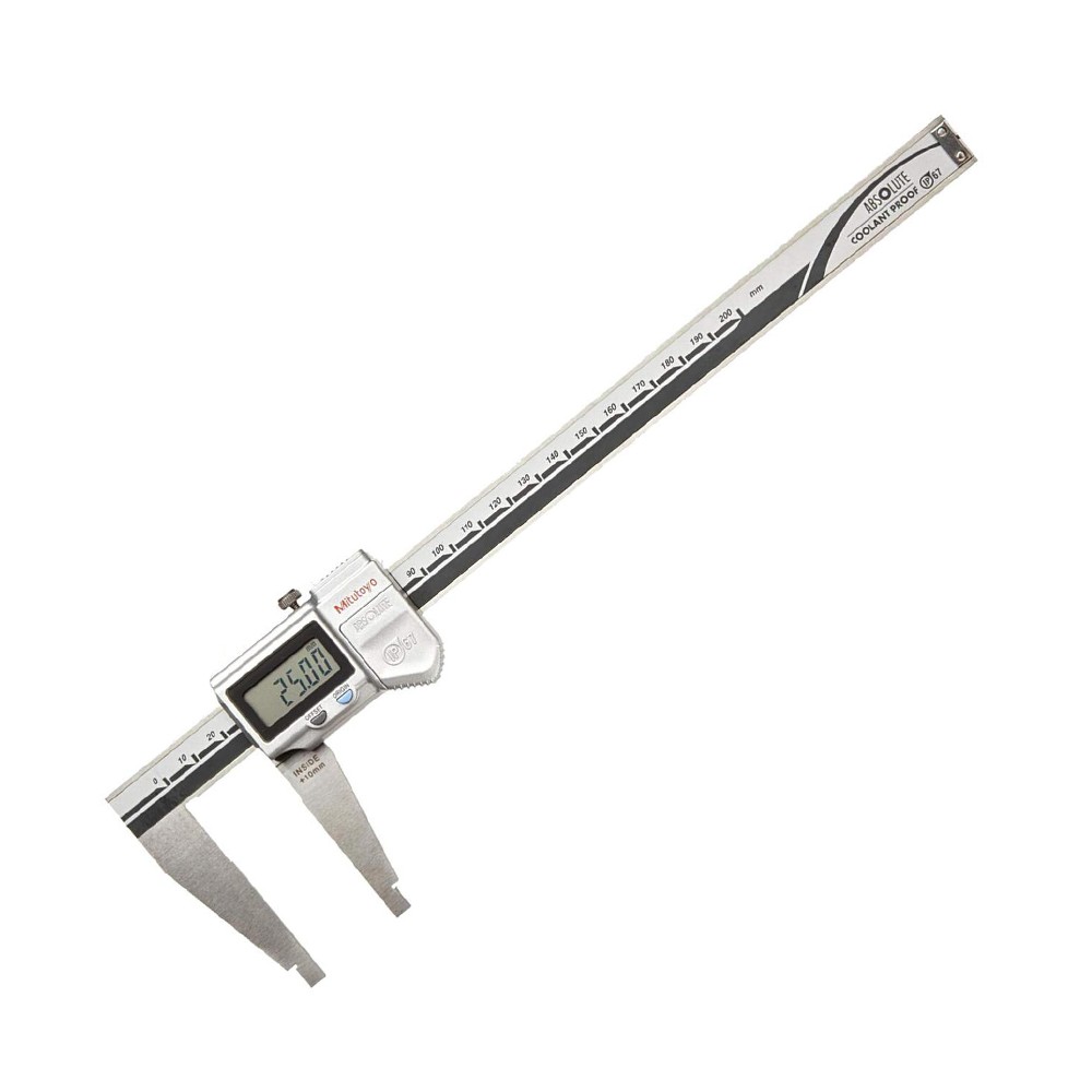 เวอร์เนียดิจิตอลปากยาว MITUTOYO 550-203-10 หน่วยมิล ขนาด 450 mm ระยะวัด 0 - 450 mm
