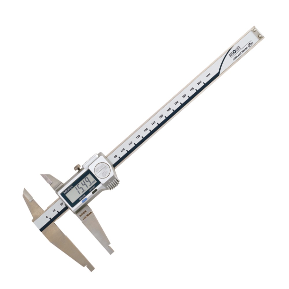 เวอร์เนียดิจิตอล MITUTOYO 551-301-20 กันน้ำและฝุ่น ขนาด 200 mm. ระยะวัด 0 - 200 mm.