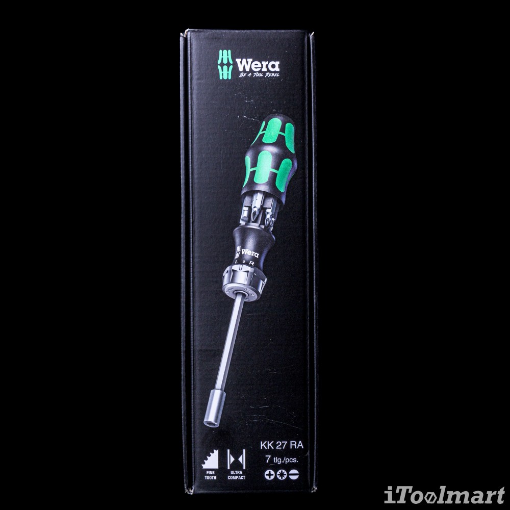 ไขควงก๊อกแก๊ก Wera Kraftform Kompakt 27 RA 1 SB 05073660001 ชุด 6 ชิ้น