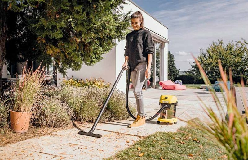 เครื่องดูดฝุ่น น้ำ-แห้ง Karcher WD 3 PS V-17/4/20 ถังสแตนเลส ขนาด 17 ลิตร 1.628-190.0
