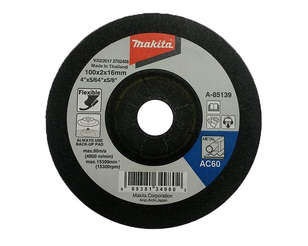 MAKITA  A-85139 Grinder blade Diameter 4 inches Thickness 2 mm.