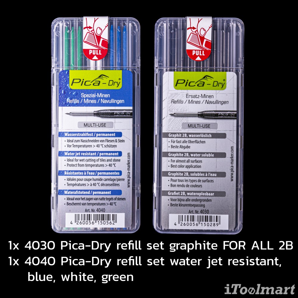  ชุดดินสอช่าง Pica Master-Set Plumber 55020