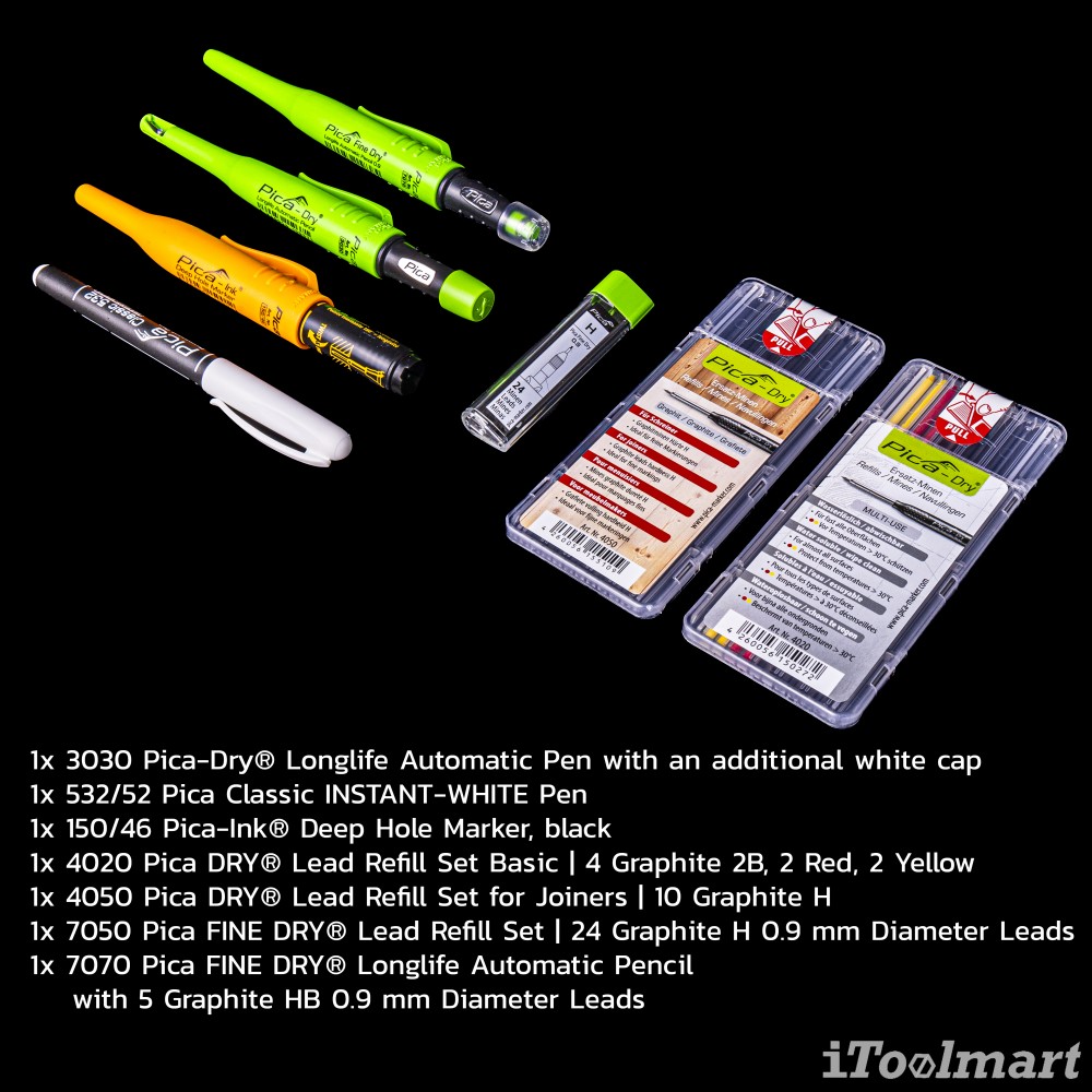 ชุดดินสอช่าง Pica Master-Set Joiner 55010