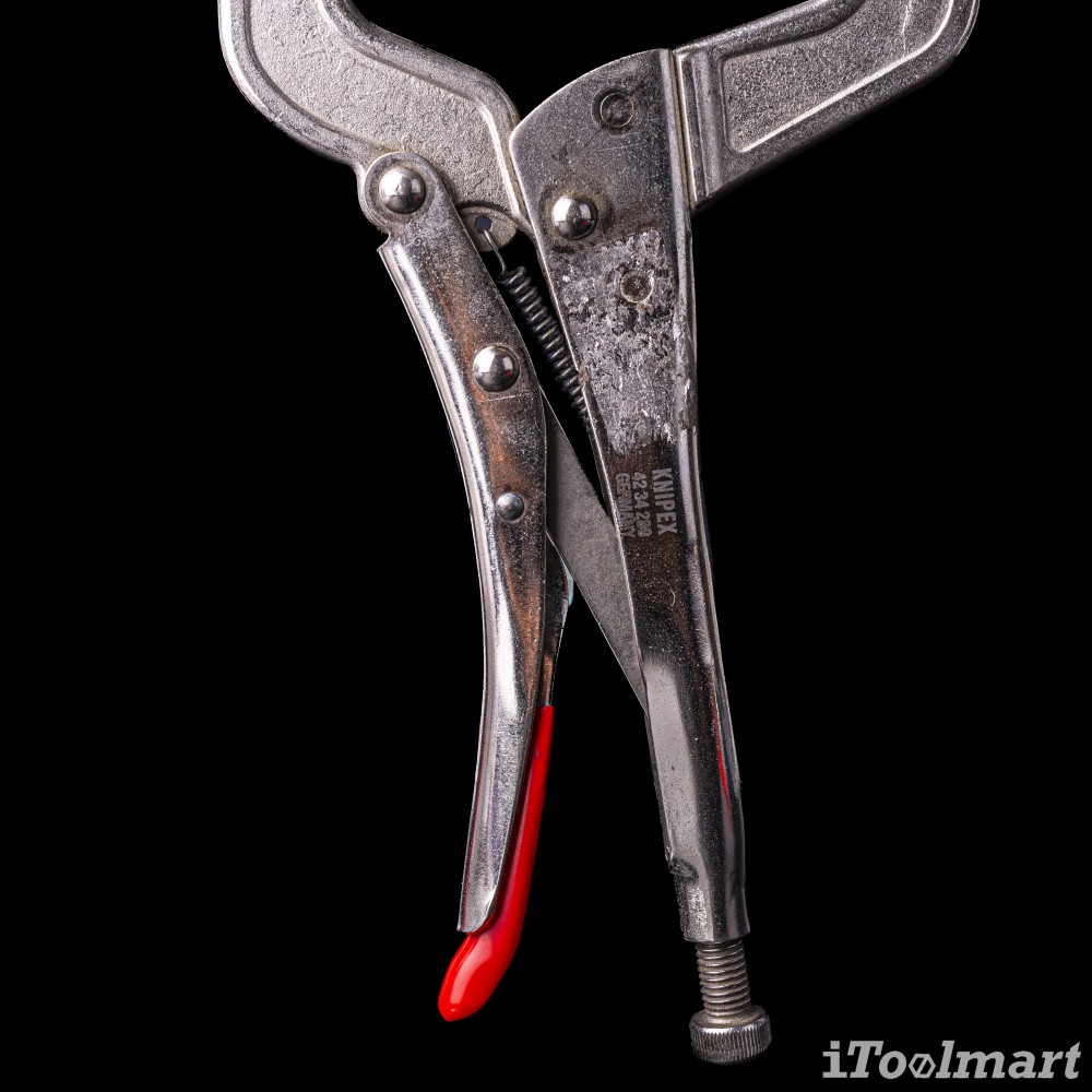คีมล็อคงานเชื่อม ปากตัวซี KNIPEX ขนาด 280 มิล 42 34 280 (Welding Grip Pliers)