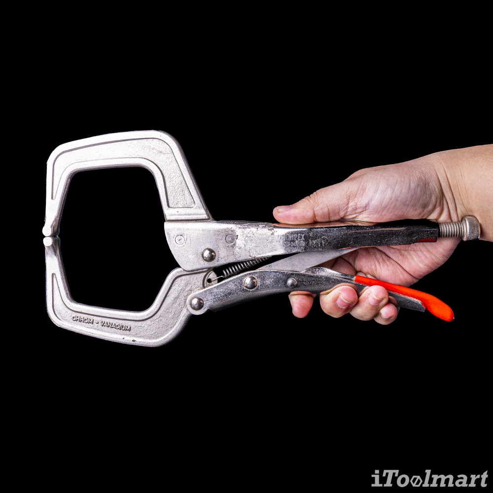 คีมล็อคงานเชื่อม ปากตัวซี KNIPEX ขนาด 280 มิล 42 34 280 (Welding Grip Pliers)