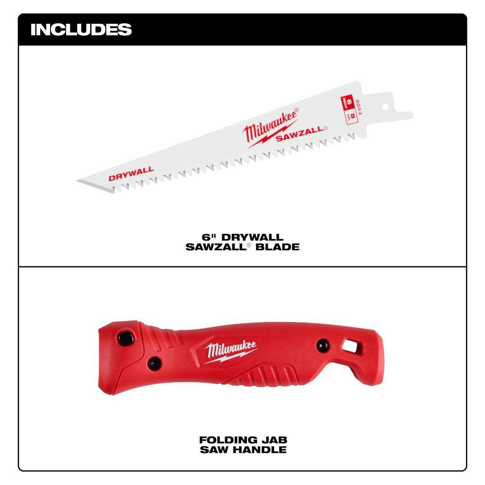 มีดพับอเนกประสงค์ Milwaukee 48-22-0307 Folding Jab Saw