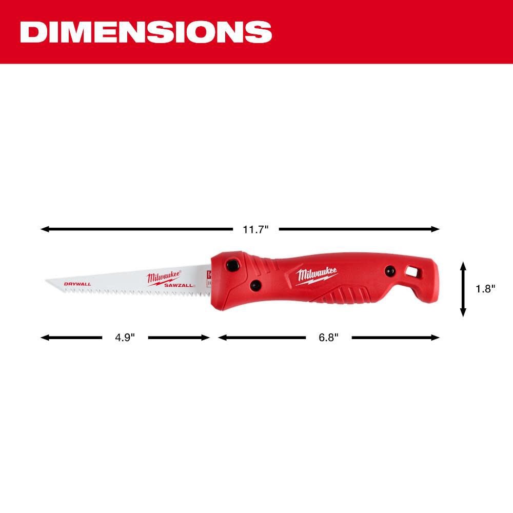 มีดพับอเนกประสงค์ Milwaukee 48-22-0307 Folding Jab Saw