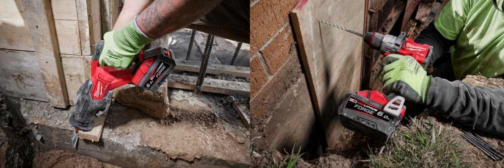 แบตเตอรี่ Milwaukee M18 FB6 18V. 6.0Ah. FORGE™