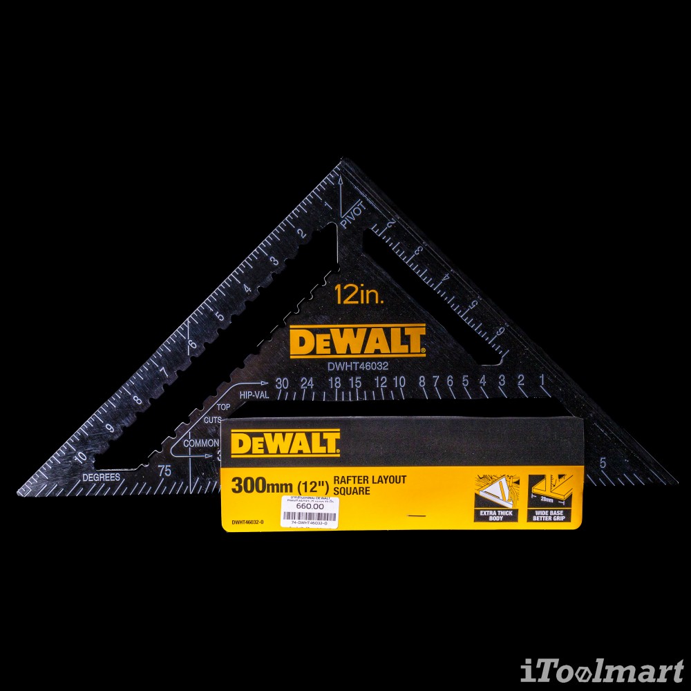 ฉากสามเหลี่ยม DEWALT DWHT46032-0 ขนาด 12 นิ้ว