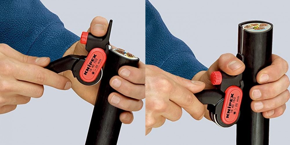 คีมปอกสายไฟกลม KNIPEX 16 40 150 ขนาด 150 มม.