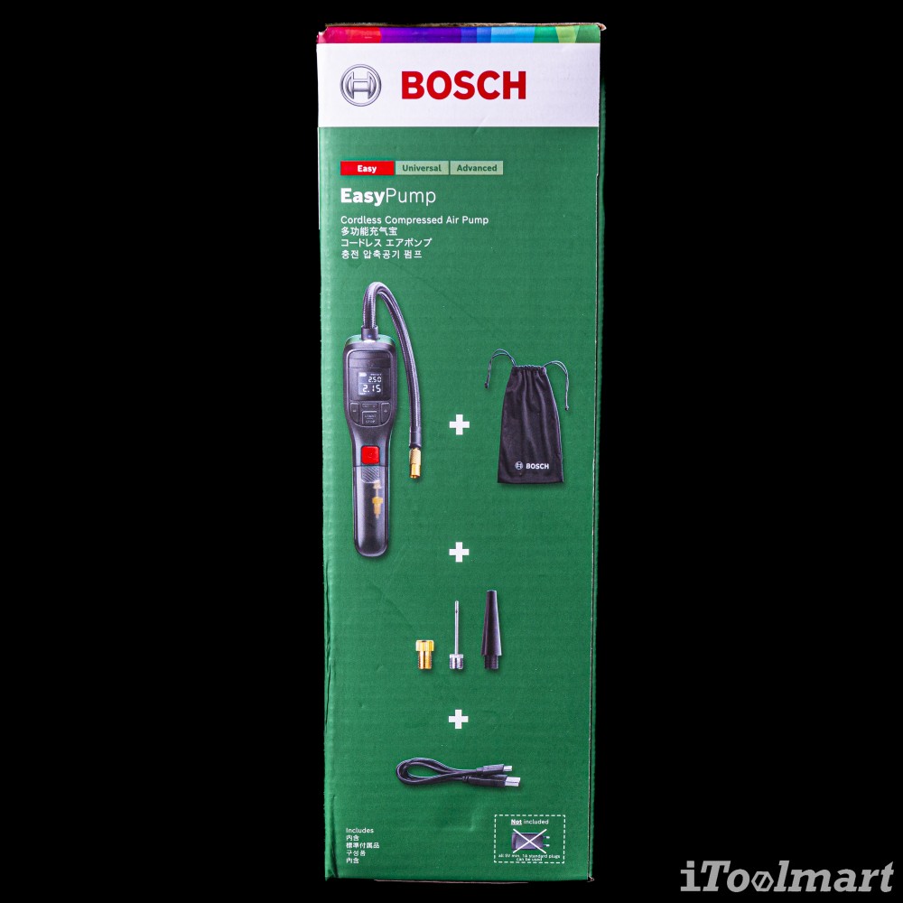 ปั๊มลมไร้สาย Bosch Easy Pump