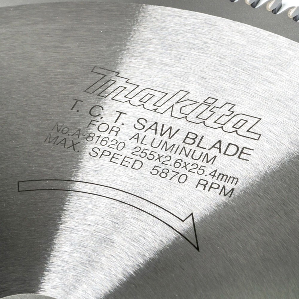 MAKITA A-81620 Circular Saw Blade Aluminum Cutting TCT 255 x 25.4 x 120T Size 10 inches