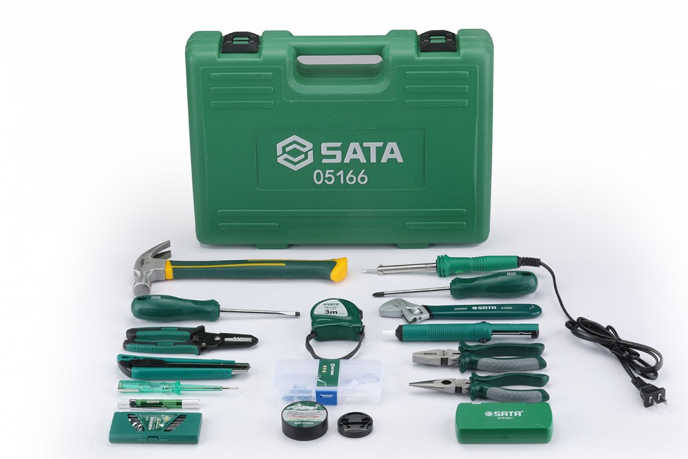 ชุดเครื่องมือช่างติดบ้าน SATA 05166 จำนวน 28 ชิ้น 