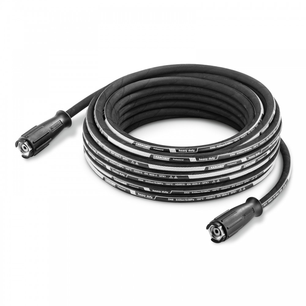สายฉีดน้ำแรงดันสูง Karcher&nbsp;Hose assembly DN8 64MPa (640 Bar) 20M. 6.391-857.0