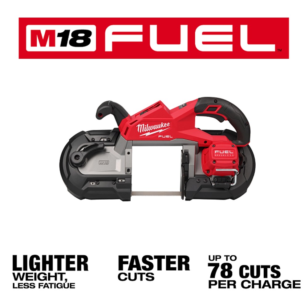 เลื่อยสายพานไร้สาย milwaukee M18 FBS125 ขนาด 125 มม. (ตัวเปล่า)