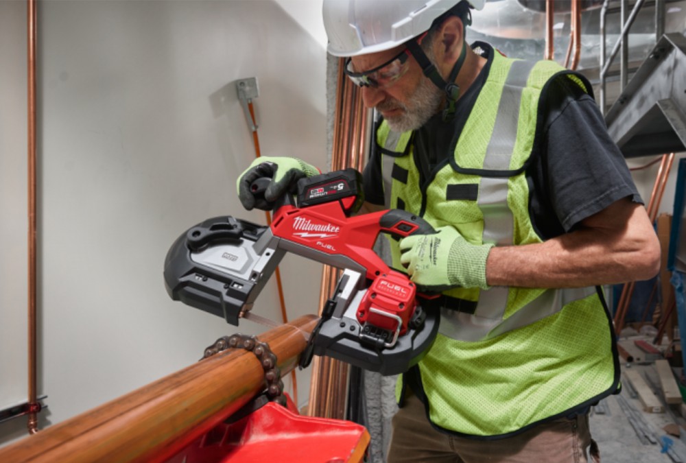 เลื่อยสายพานไร้สาย milwaukee M18 FBS125 ขนาด 125 มม. (ตัวเปล่า)