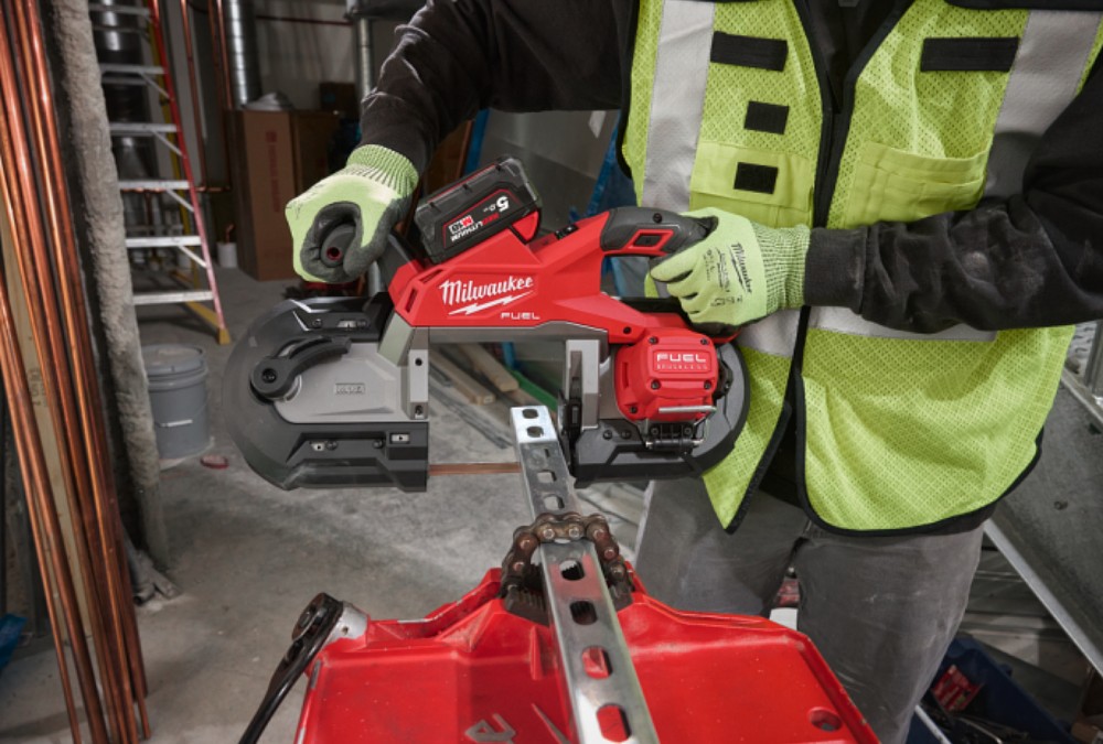 เลื่อยสายพานไร้สาย milwaukee M18 FBS125 ขนาด 125 มม. (ตัวเปล่า)