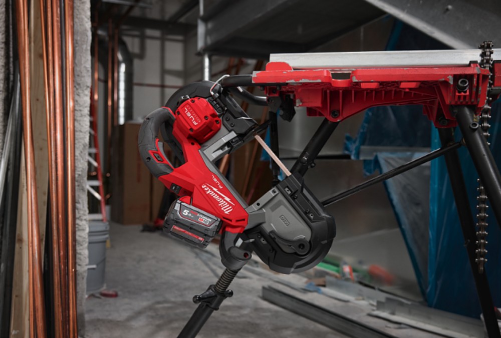 เลื่อยสายพานไร้สาย milwaukee M18 FBS125 ขนาด 125 มม. (ตัวเปล่า)