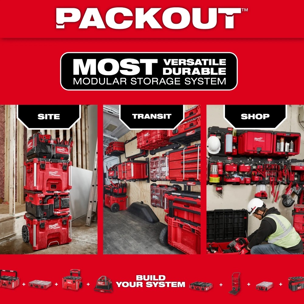 กล่องเครื่องมือ MILWAUKEE 48-22-8427 PACKOUT™ Rolling Tool Box