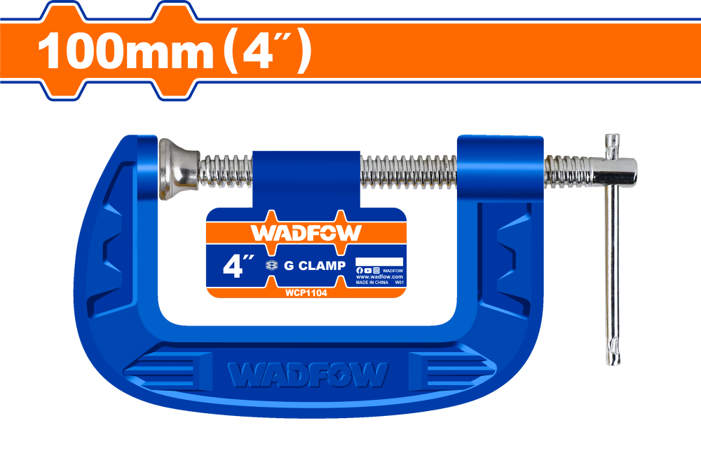 ปากกาจับชิ้นงาน WADFOW WCP1104 ขนาด 4 นิ้ว (100 มม.)