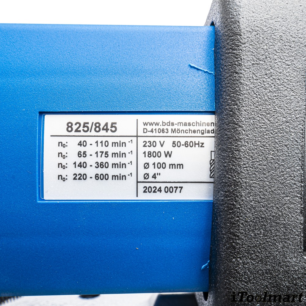 สว่านแท่นแม่เหล็ก BDS MAB 825 ขนาด 100 มม  กำลังไฟ 1800W 230V