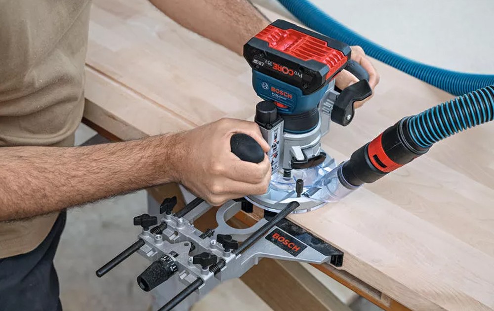 เครื่องเซาะร่อง ทริมเมอร์ BOSCH GKF 18V 8 PROFESSIONAL 06016C2001  ตัวเปล่า 