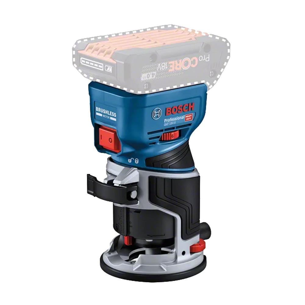 เครื่องเซาะร่อง ทริมเมอร์ BOSCH GKF 18V 8 PROFESSIONAL 06016C2001  ตัวเปล่า 