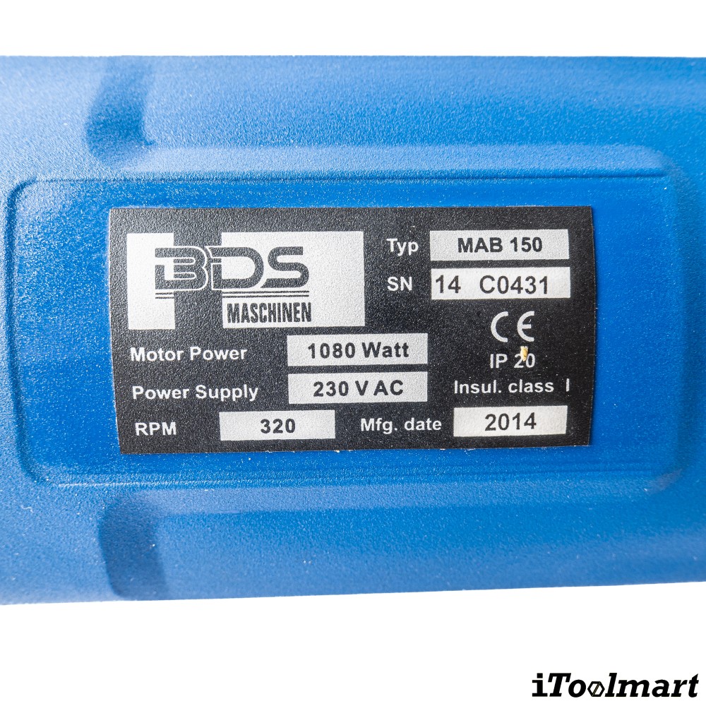 สว่านแท่นแม่เหล็ก BDS MAB 150 P มอเตอร์กำลังไฟ 1080W 230V