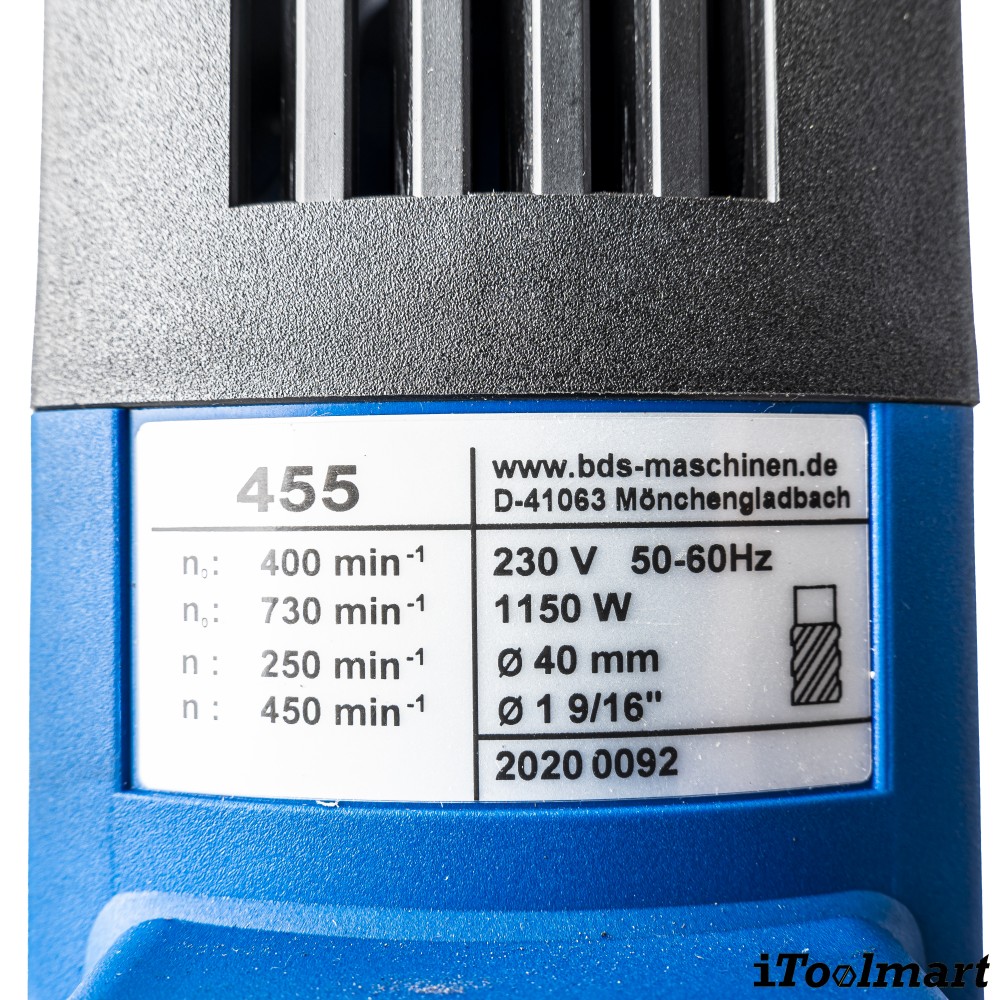 สว่านแท่นแม่เหล็ก BDS MAB 455 P ขนาด 40 มม  กำลังไฟ 1150W 230V