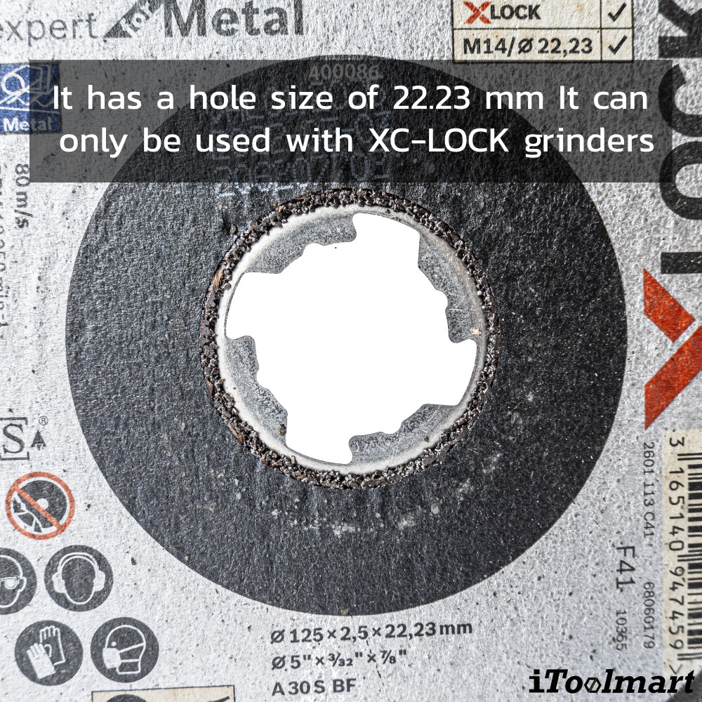 ใบตัดเหล็ก 5 นิ้ว BOSCH PRO Metal ระบบ X LOCK 125 x 2 5 x 22 23 มม 