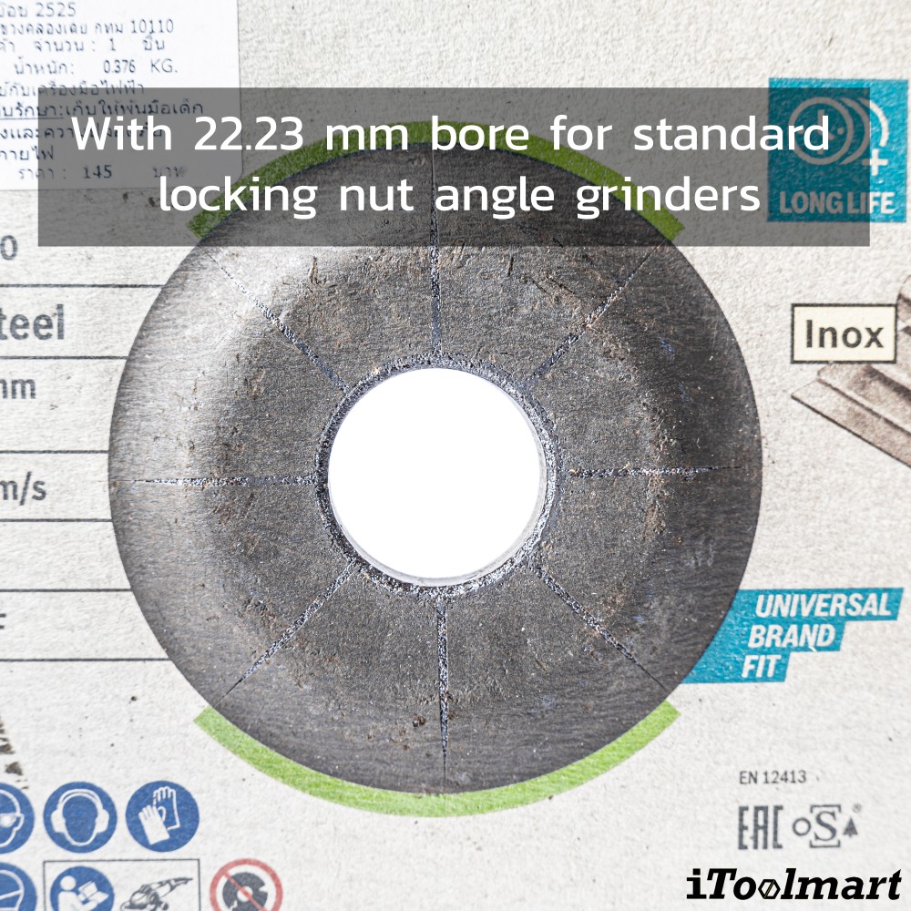 ใบเจียร 7 นิ้ว BOSCH 2 608 600 540 ขนาด 180 x 7 x 22 23 มม  Pro Stainless Steel