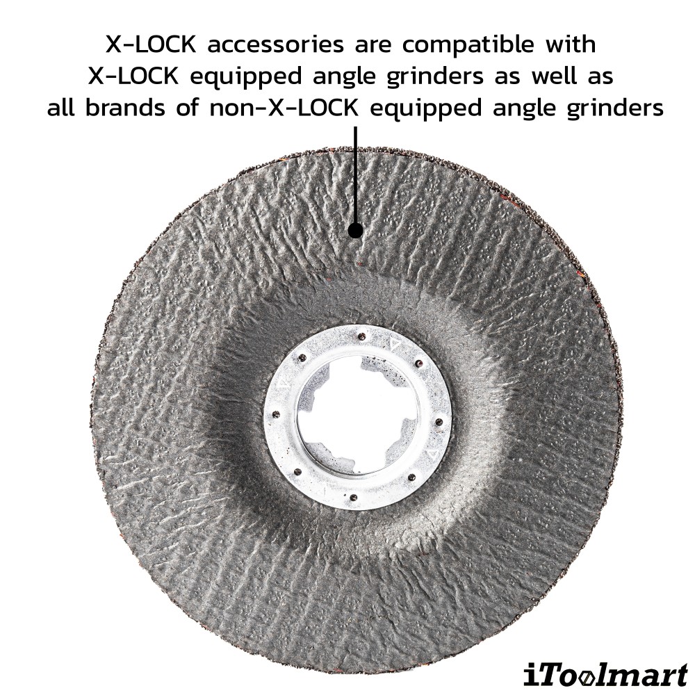 ใบเจียรเหล็ก 5 นิ้ว BOSCH Expert for Metal ระบบ X LOCK 125 x 6 x 22 23 มม 