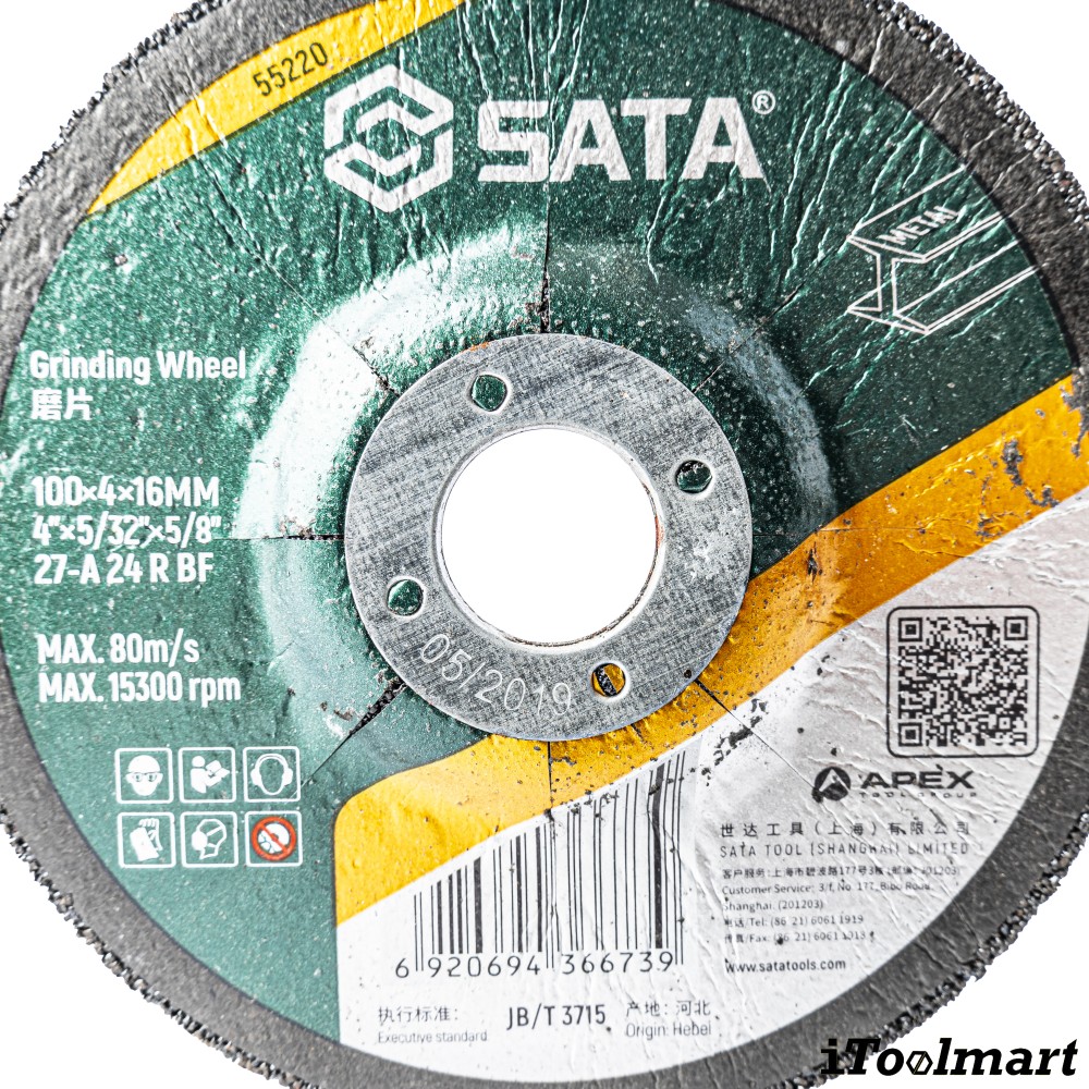 ใบเจียร SATA 55220 ขนาด 4 นิ้ว 4 mm 