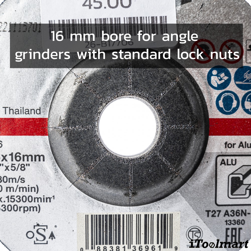 แผ่นเจียร์ อลูมิเนียม MAKITA ขนาด 4 นิ้ว หนา 6 มิลบาง รุ่น B 17706