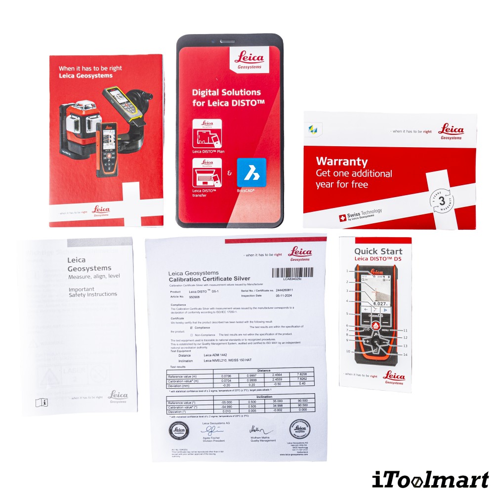 เครื่องวัดระยะ Leica DISTO D5