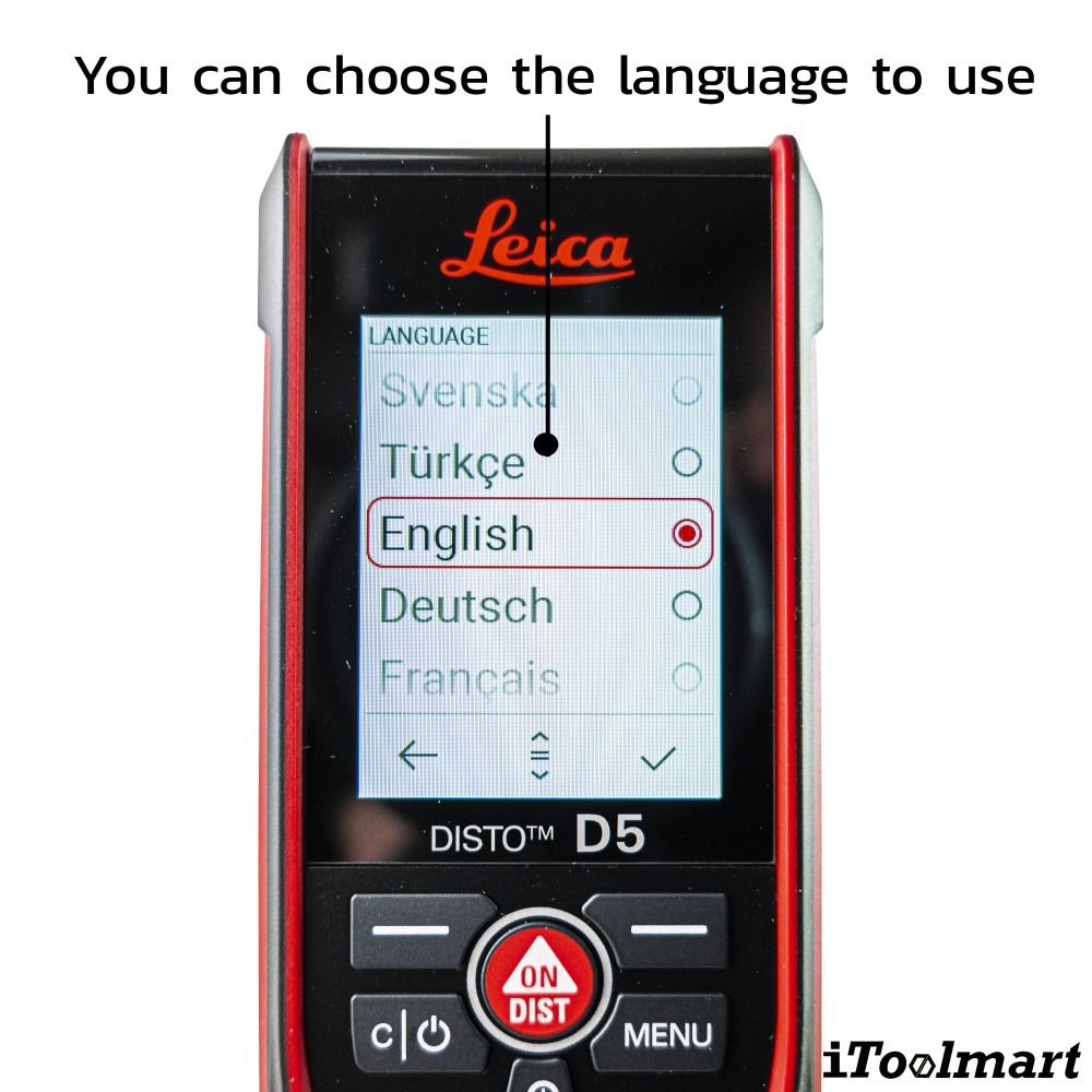 เครื่องวัดระยะ Leica DISTO D5