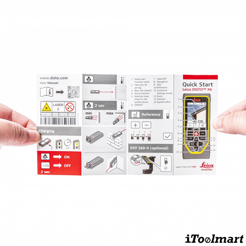เครื่องวัดระยะ Leica DISTO X6