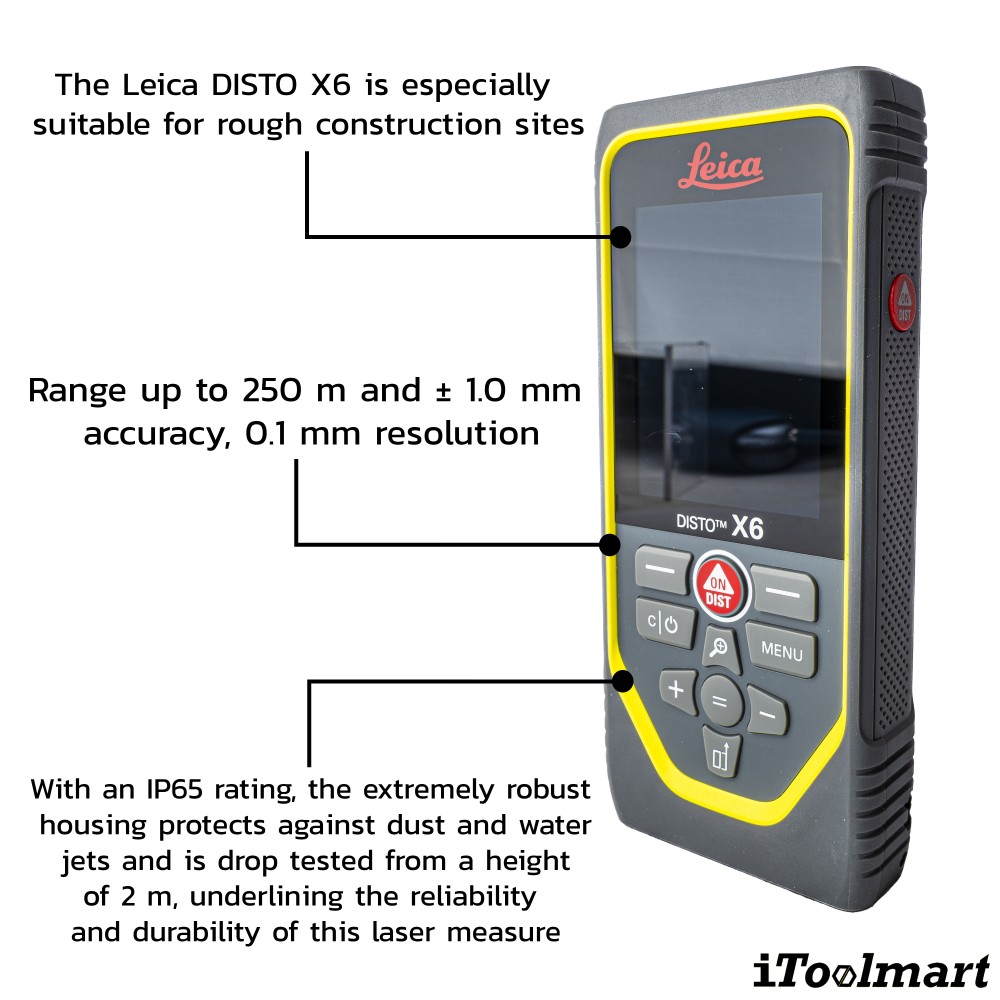 เครื่องวัดระยะ Leica DISTO X6