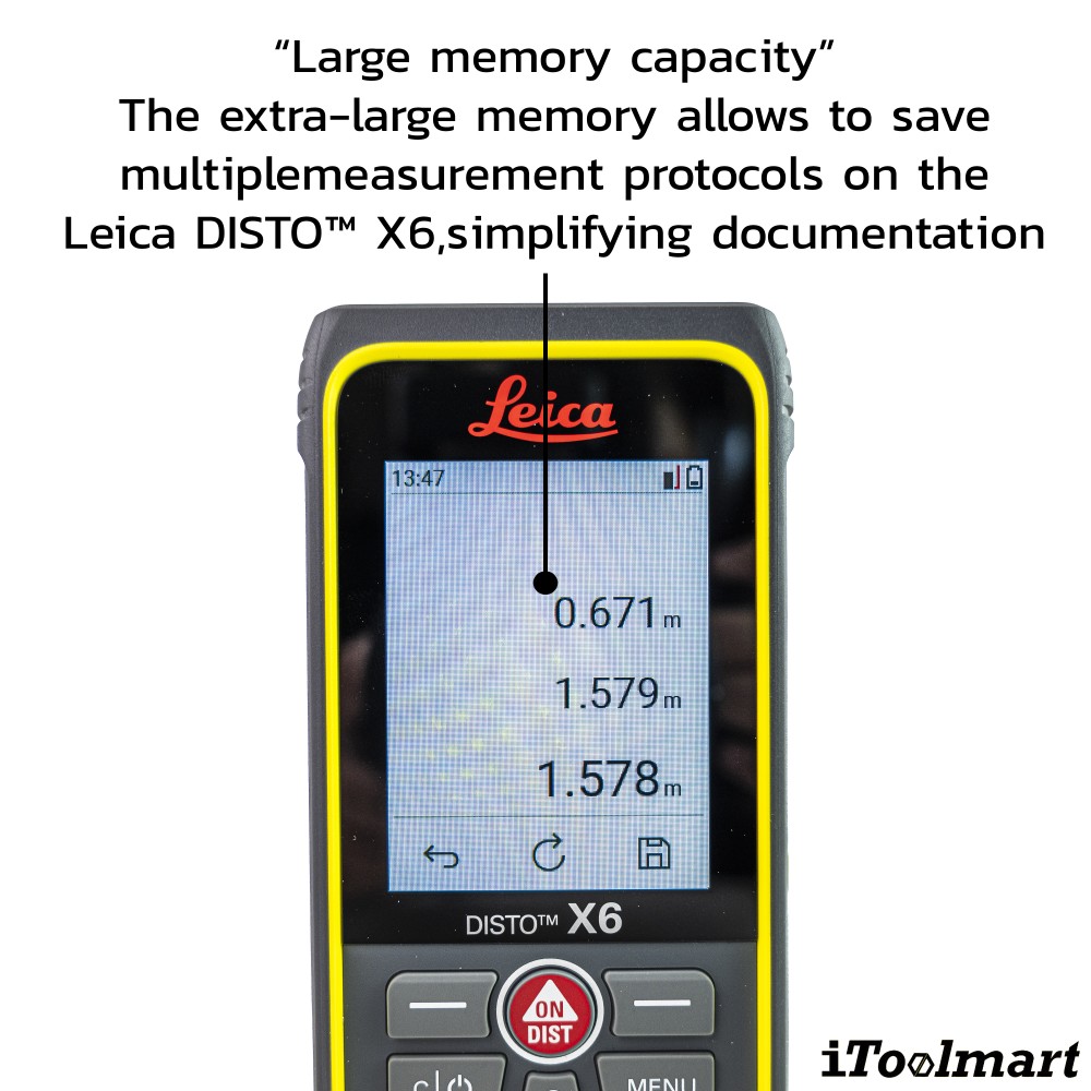 เครื่องวัดระยะ Leica DISTO X6