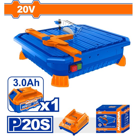 เครื่องตัดกระเบื้องไร้สาย WADFOW WXVH501 20V 