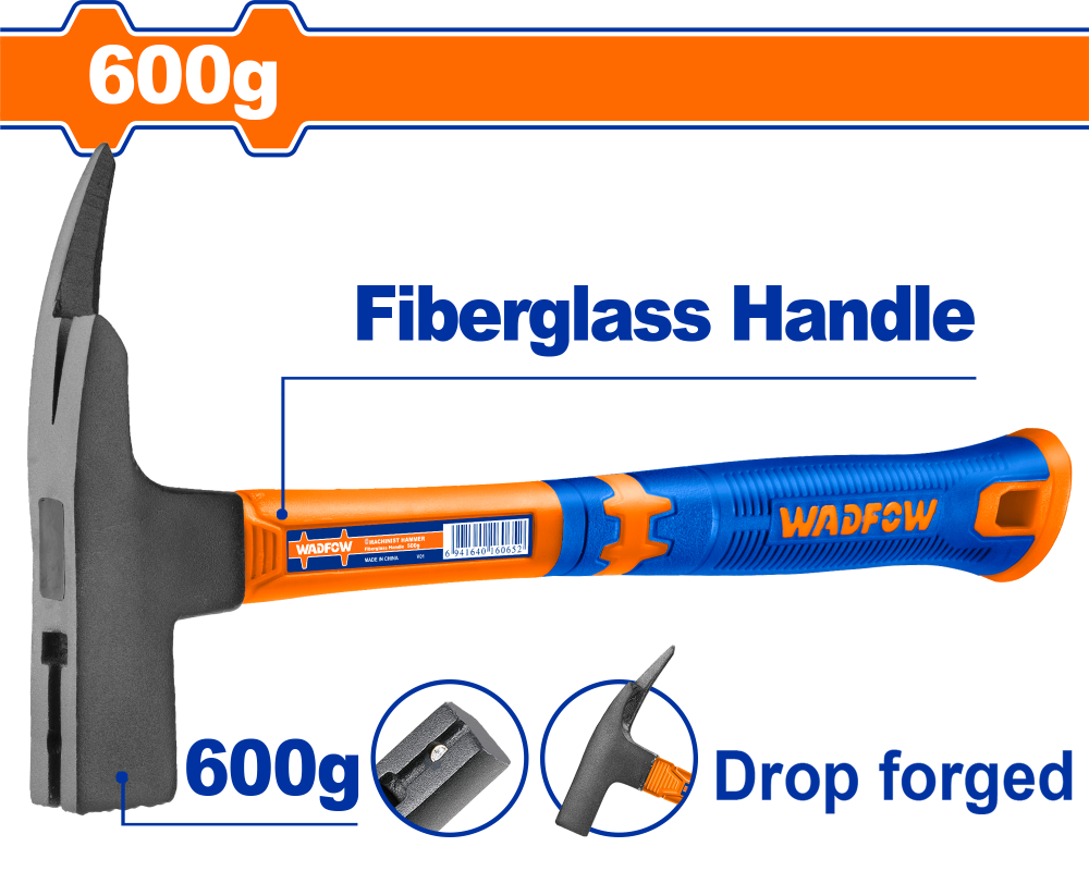 ค้อนเหล็กงานหลังคา WADFOW WHM3360 600g 