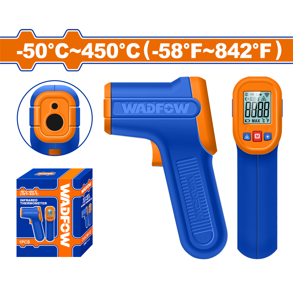 เครื่องวัดอุณหภูมิ แบบอินฟราเรด WADFOW WNT6501