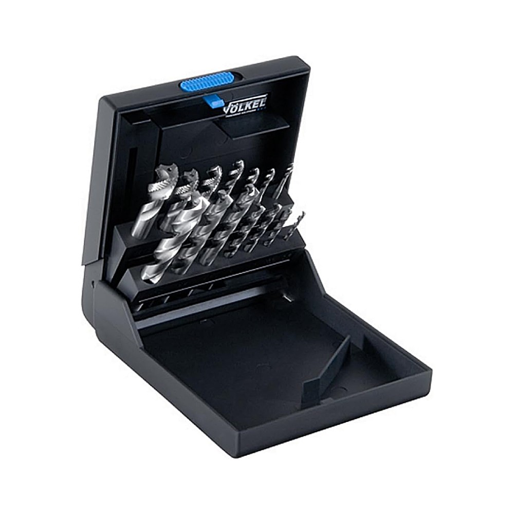 ชุดดอกต๊าปเครื่อง Volkel 47847 P.K.47 ขนาด M 3 - 12 เกรด HSSE มาตรฐาน JIS
