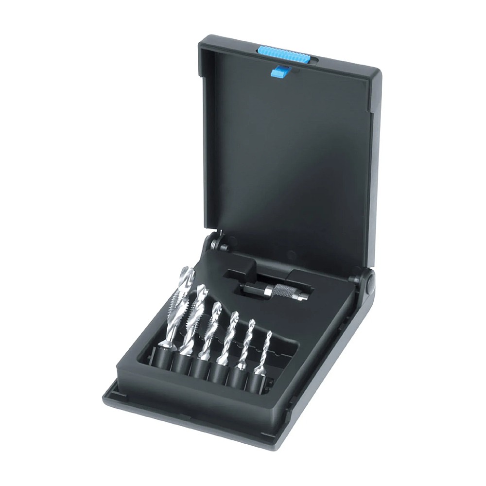 ชุดดอกเจาะต๊าปอเนกประสงค์ Volkel 67421 Q.C.1 Combined threading bits M3 - M10 (7 ชิ้น)