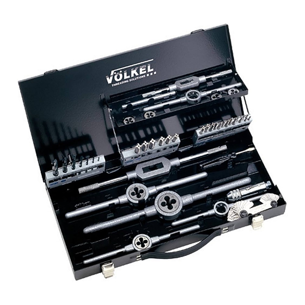 ชุดดอกต๊าปและดอกสว่านครบเซ็ต Volkel 49101 ขนาด M3 - M12