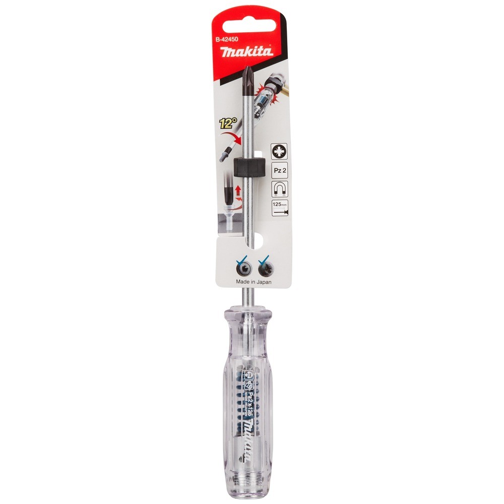 ไขควงตีขันสกรูหัวแม่เหล็ก Makita B 42450 PZ2 ยาว 125 มม 