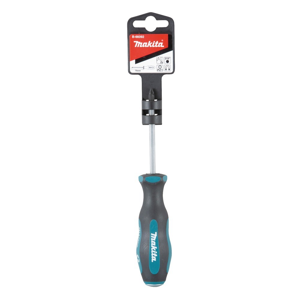 ไขควงแกนทะลุหัวแม่เหล็ก Makita B 66092 PZ1 ยาว 75 มม 