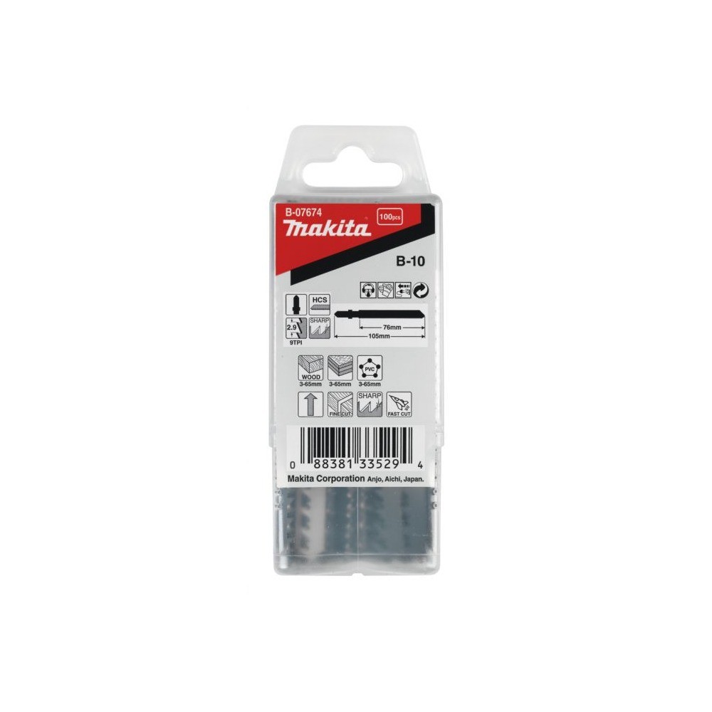 ใบจิ๊กซอ Makita B 07674 แบบ B Type รุ่น No B 10
