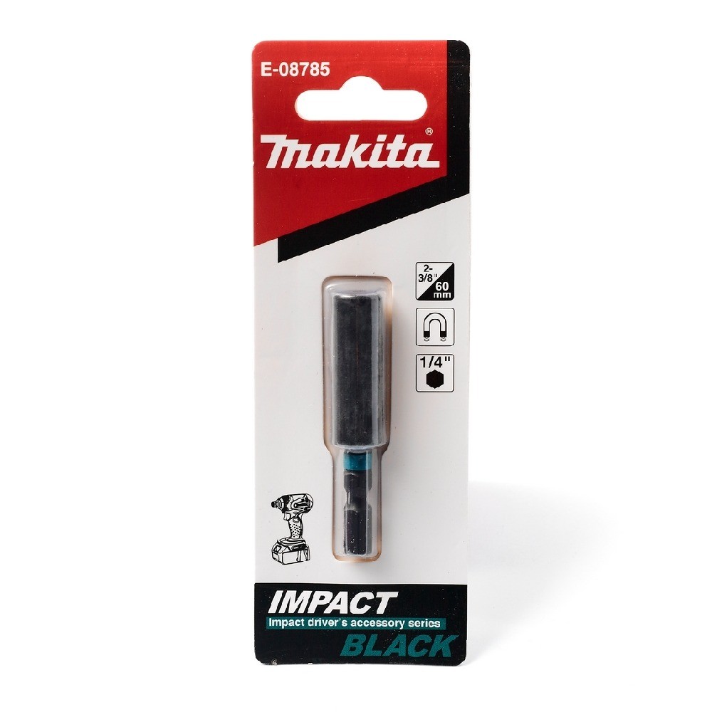 แกนแม่เหล็กจับดอก Makita E 08785 Impact Black ยาว 60 มม 